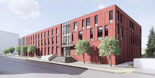 Rendering of the new Milgard Hall at the University of Washington Tacoma