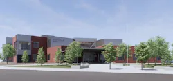 Rendering of the Denny Yasuhara Middle School Rendering of the Denny Yasuhara Middle School