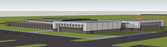 Rendering of the STEM center