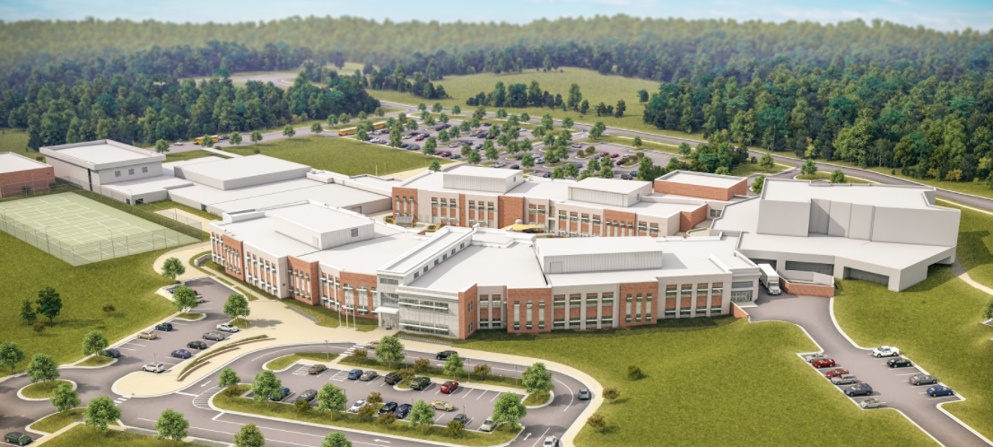 Rendering of Chapel Hill High School