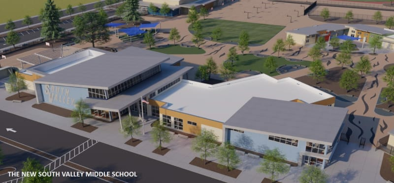 South Valley Middle School rendering