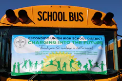 Escondido (Calif.) school district electric school bus Escondido (Calif.) school district electric school bus
