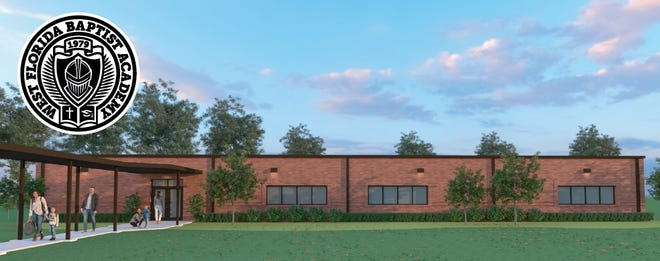 West Florida Baptist Academy addition rendering