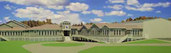 Rendering of the new Ocracoke School Rendering of the new Ocracoke School
