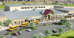 Cigarroa Middle School rendering Cigarroa Middle School rendering