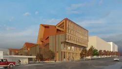 Anthony Timberlands Center for Design and Materials Innovation rendering Anthony Timberlands Center for Design and Materials Innovation rendering