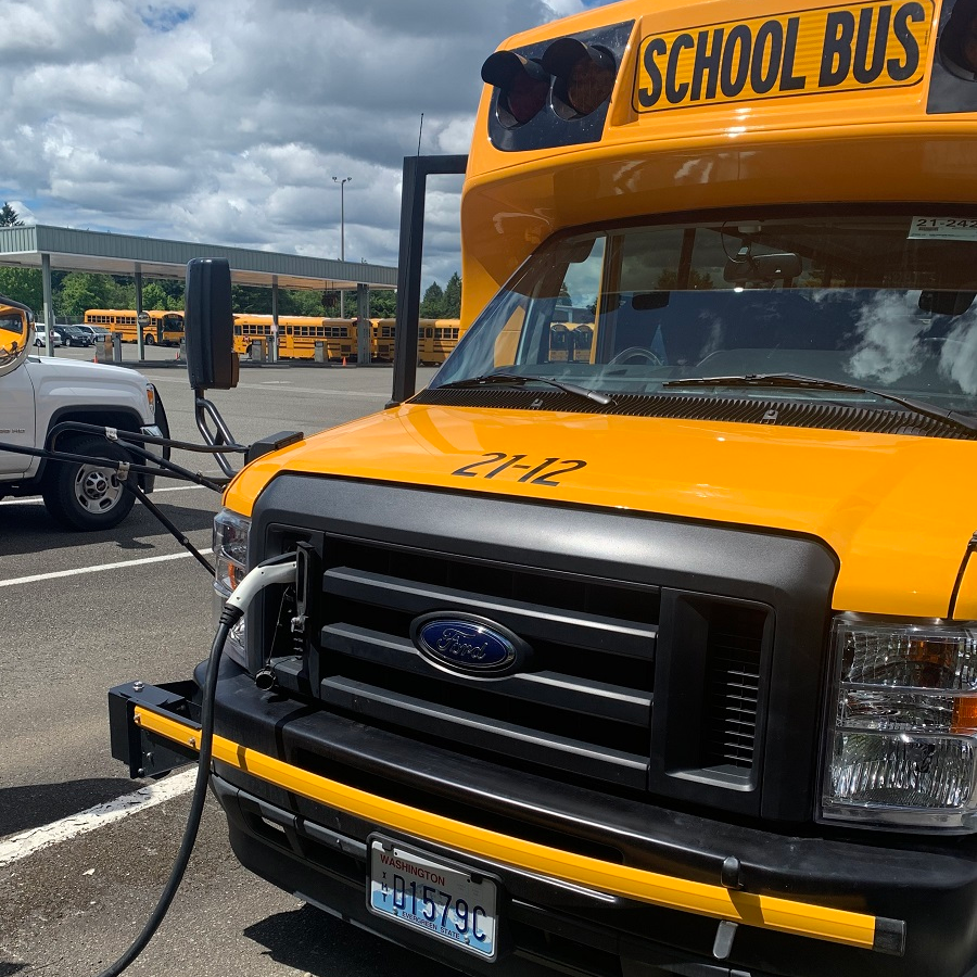 North Thurston Public Schools Electric Bus 61 61ca0553e4b8e