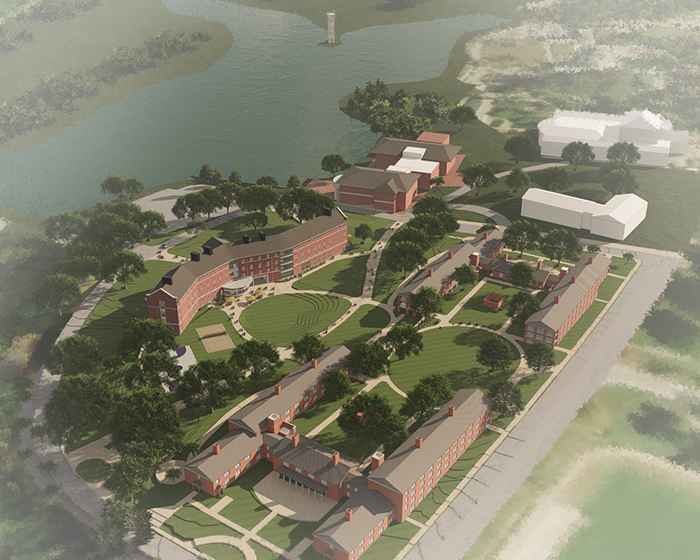 Furman University Residence Halls Aerial View 61e98d17c92d6