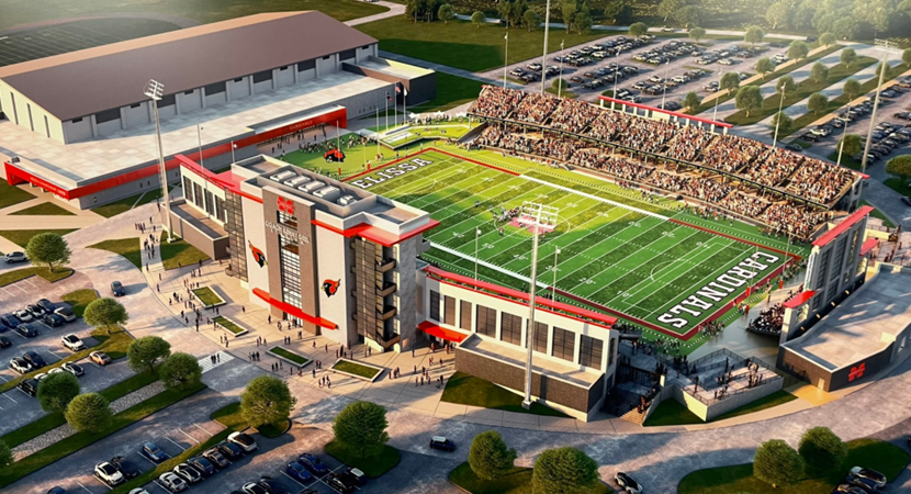 Melissa Texas School District Football Stadium Rendering 624cad7920120