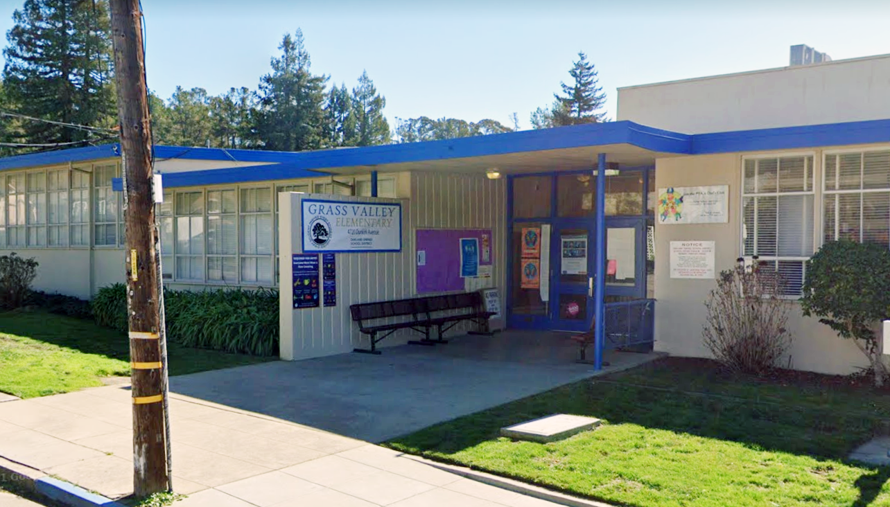 Grass Valley Elementary School is one of the Oakland schools that has been spared from closing.