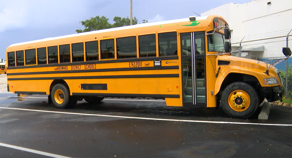 electric bus broward