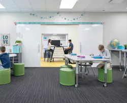 Opaque sliding doors support space-efficient shelter-in-place locations. Opaque sliding doors support space-efficient shelter-in-place locations.