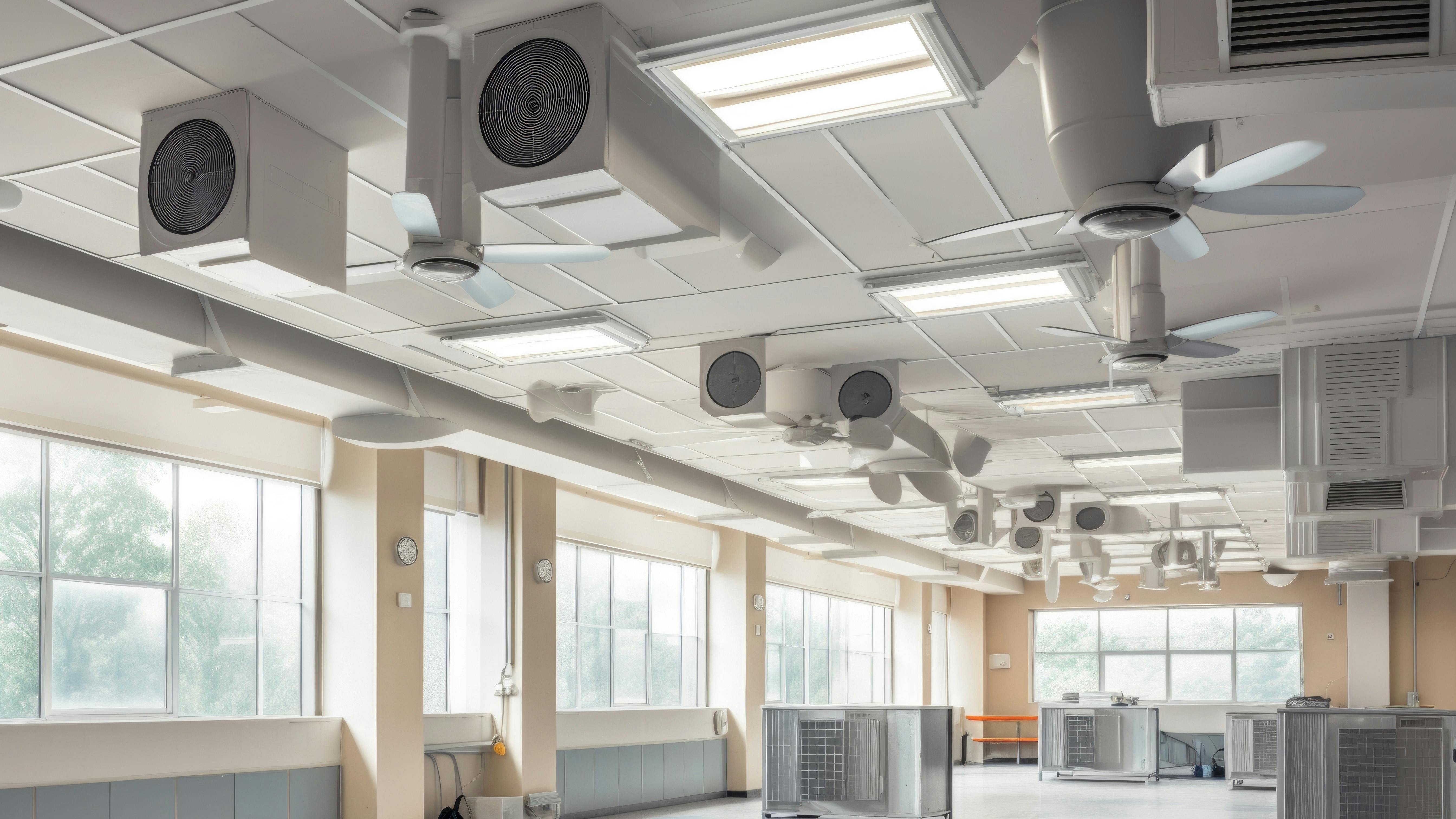 Many schools use some of their ESSER funds to upgrade their HVAC systems.