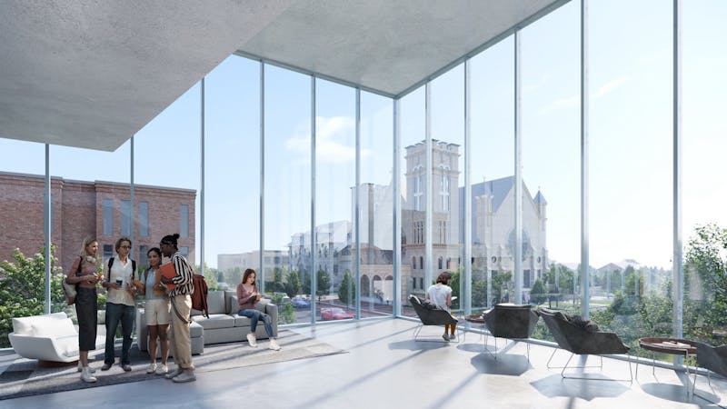 Rendering of plans for the Tiffin University Residential Village.