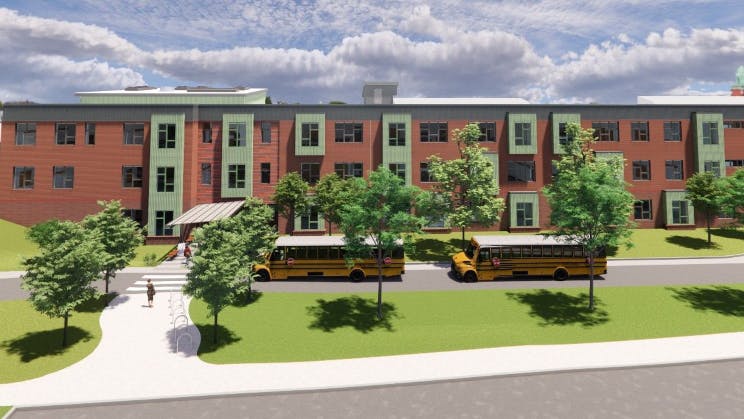 Rendering of Congdon-DeValles Elementary.