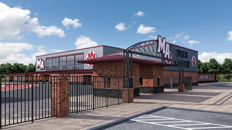 moon high school tiger stadium