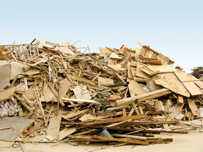 The PAL Crusher Tiger digests urban forest material.