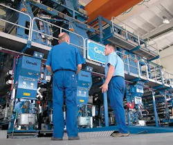 Ceruttis presses have more than 1000 I/O points connected by many different networks. Ceruttis presses have more than 1000 I/O points connected by many different networks.