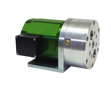 The prototype turbine generator from Deprag Schulz is made from a microexpansion turbine with an electrical generator.