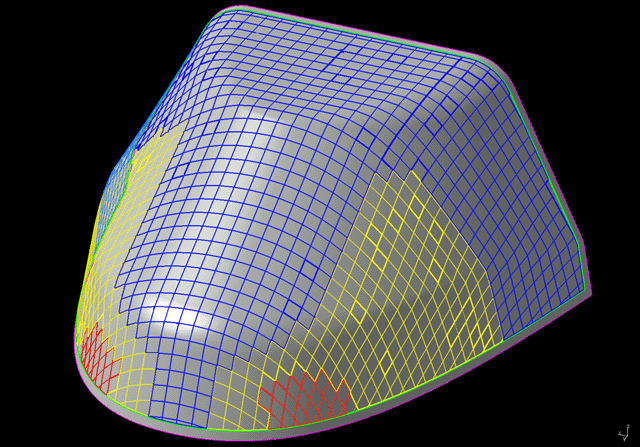 Composite engineering image from Vistagy's FiberSIM. (Source: Vistagy)