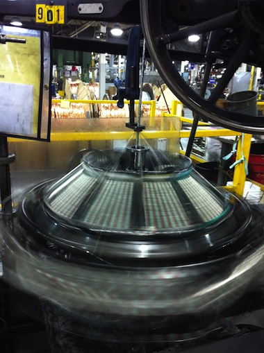 High Speed Cable Braider at Belden Plant in Richmond.