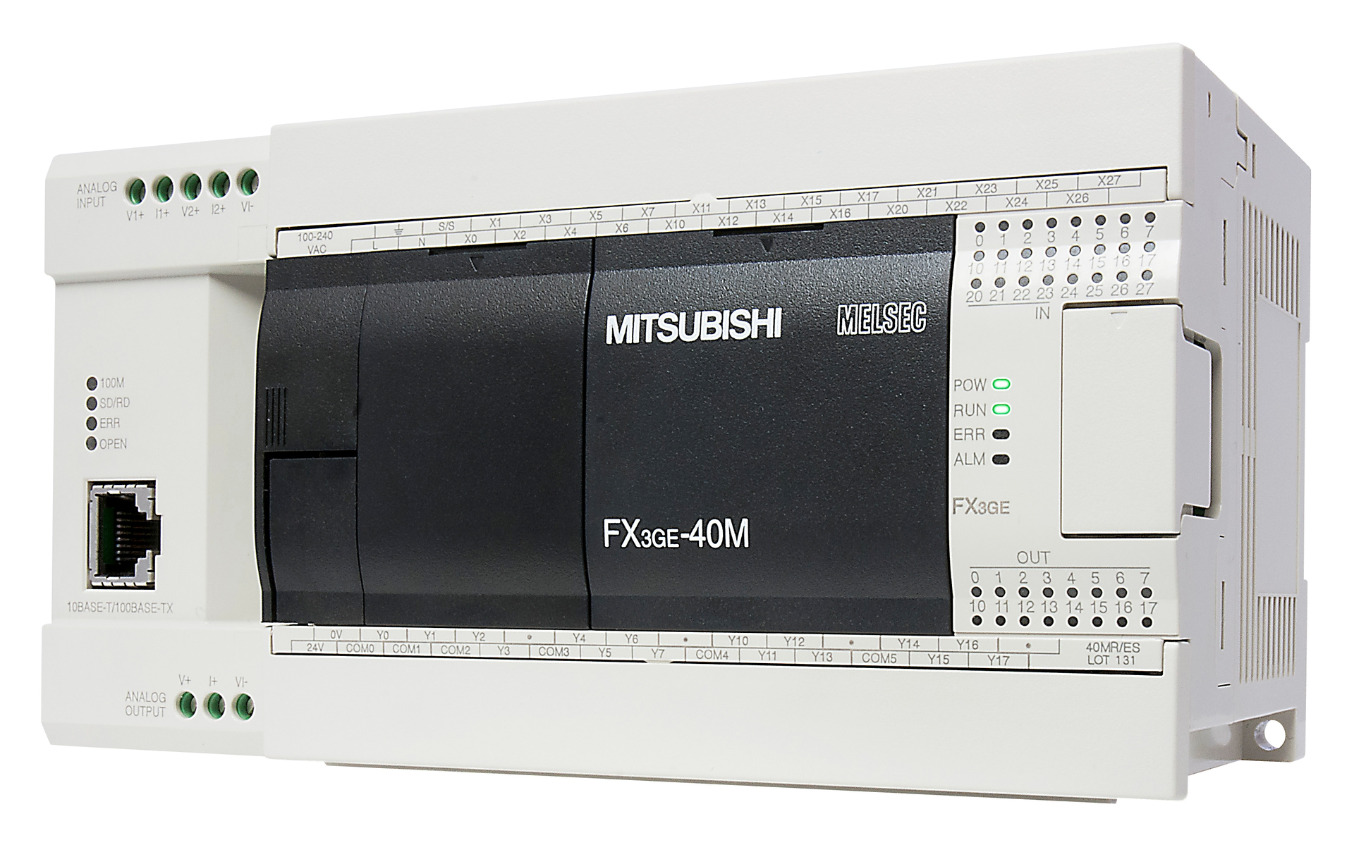 Mitsubishi Electric's FX3GE PLC