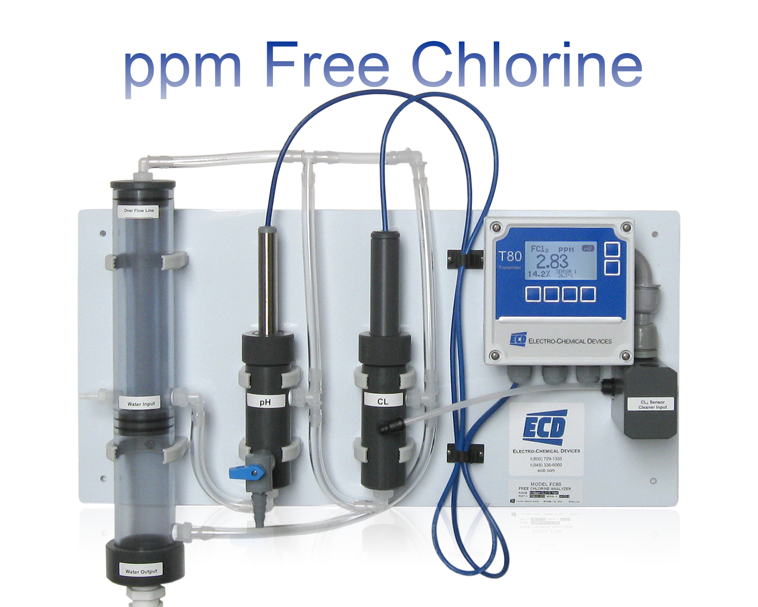 Aw 27853 Ecd Fc80 Free Chlorine Analyzer Hi