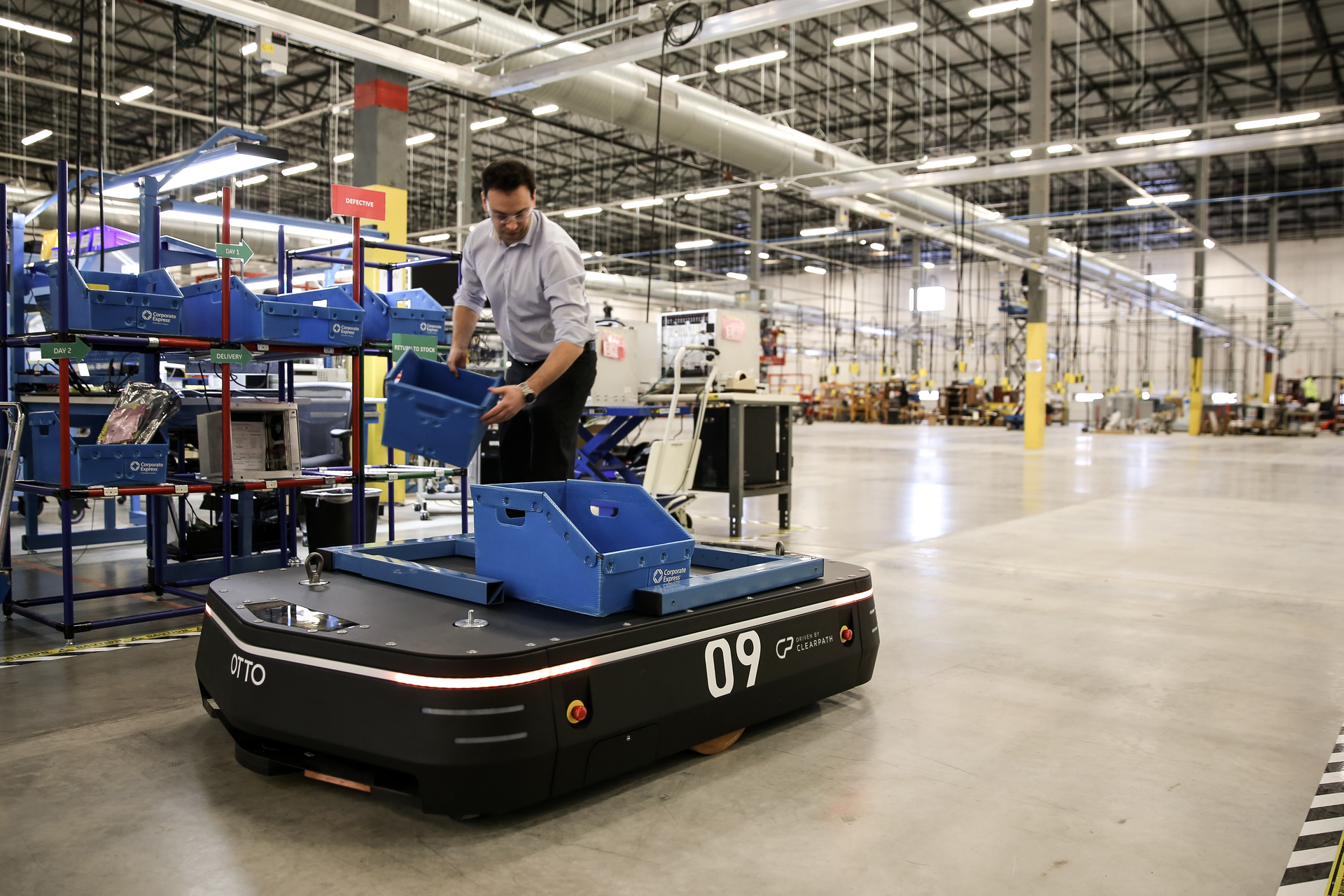 Self-Driving Vehicles Hit The Factory Floor