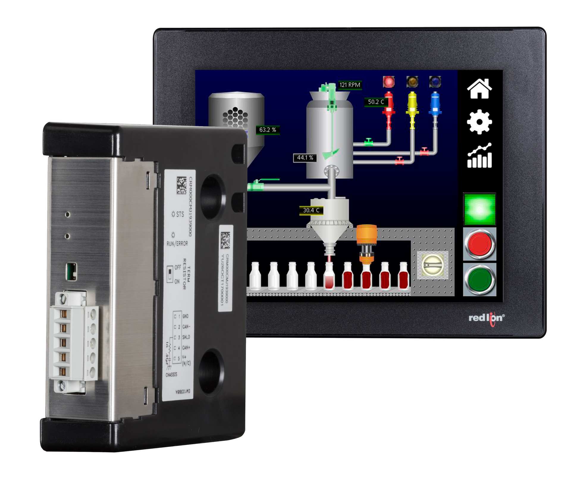 Red Lion Controls has added five new communication modules to its CR3000 HMI.
