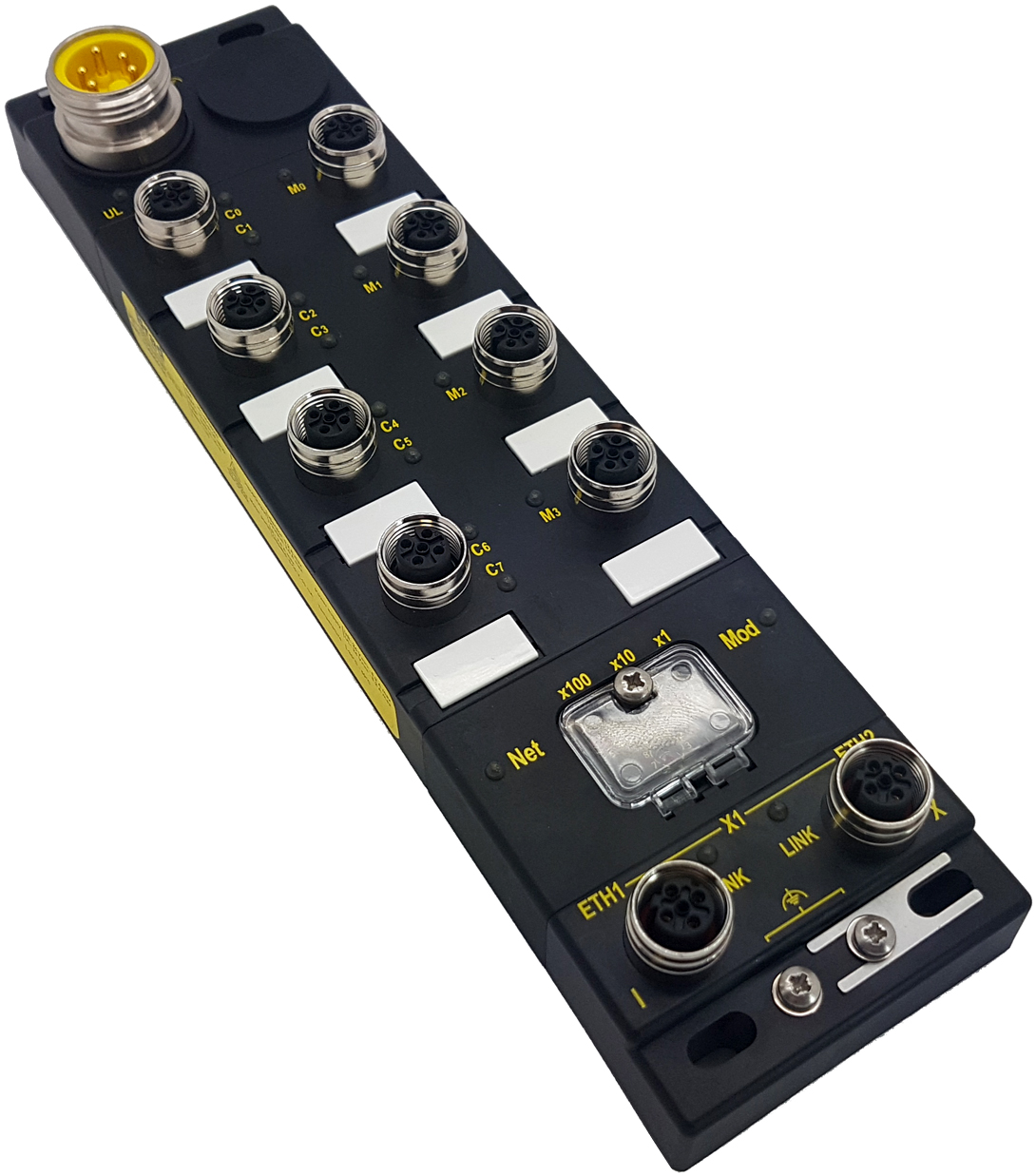 HarshIO Industrial Ethernet I/O Modules from Moles allow PLCs to connect to motorized drive rollers via Ethernet.