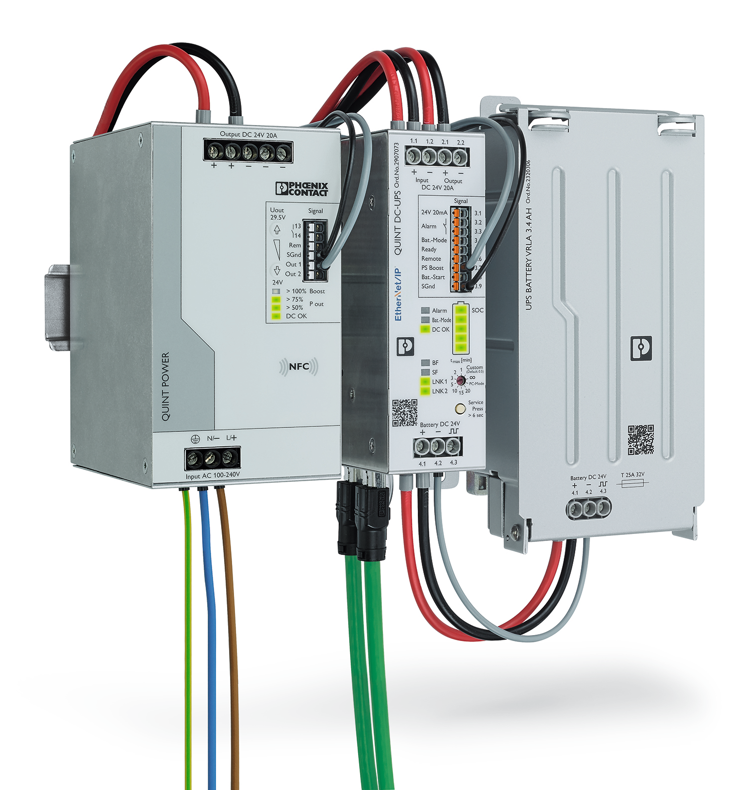 Phoenix Contact&rsquo;s new QUINT DC UPS provides real-time information about a battery&rsquo;s health over standard industrial networks.