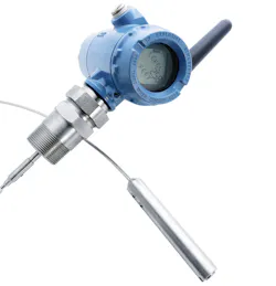 Emerson’s Rosemount3308 Guided Wave Radar wireless level transmitter can be verified without opening thethief hatch. Emerson’s Rosemount3308 Guided Wave Radar wireless level transmitter can be verified without opening thethief hatch.