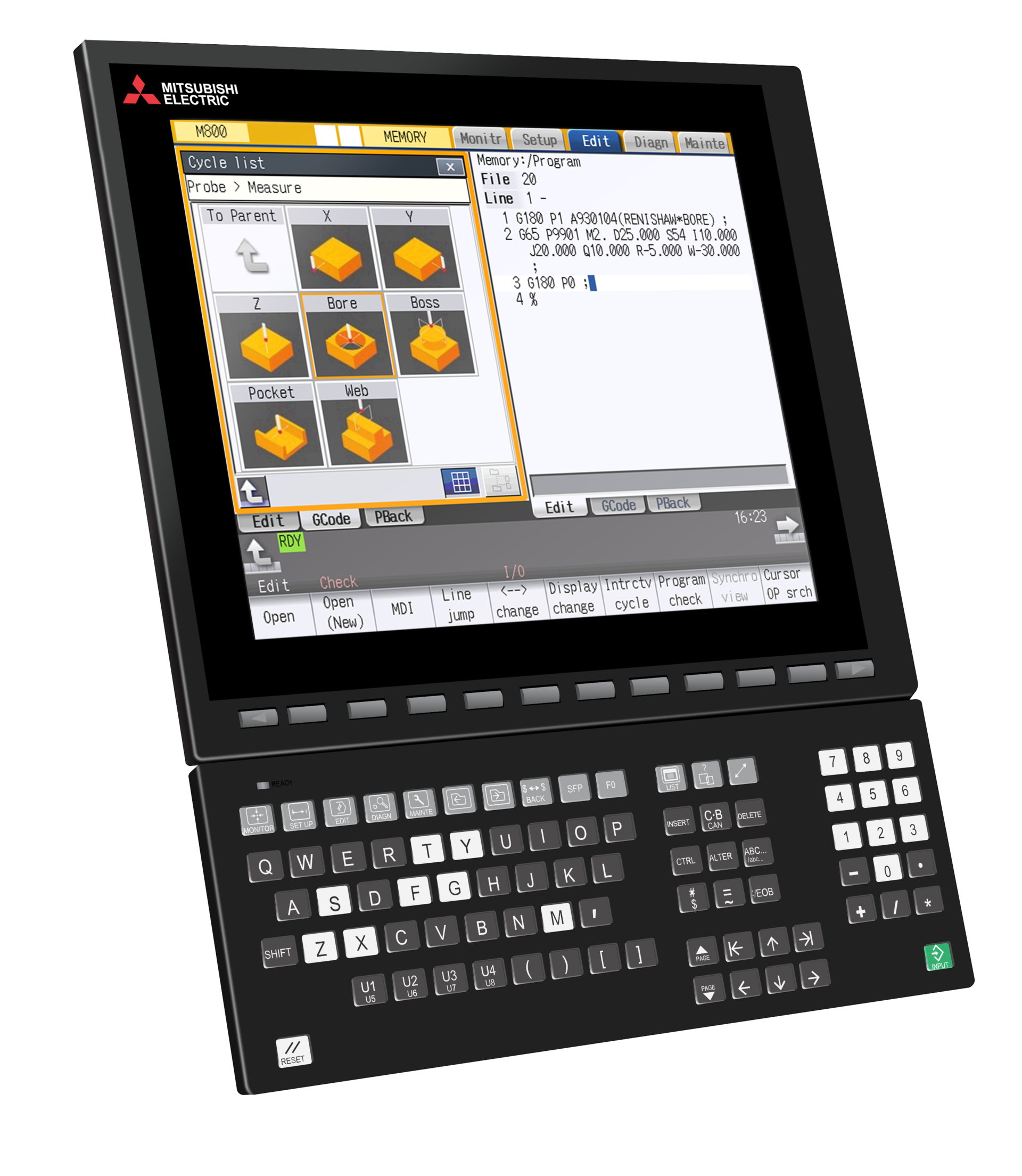 Mitsubishi Electric Automation Introduces Interactive Cycle Insertion Screens Compatible with Renishaw GoProbe Macros on M8 Seri
