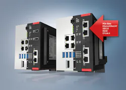 Beckhoff’s C6032 measures just 129 x 133 x 104 mm (5.08 x 5.24 inches). Beckhoff’s C6032 measures just 129 x 133 x 104 mm (5.08 x 5.24 inches).