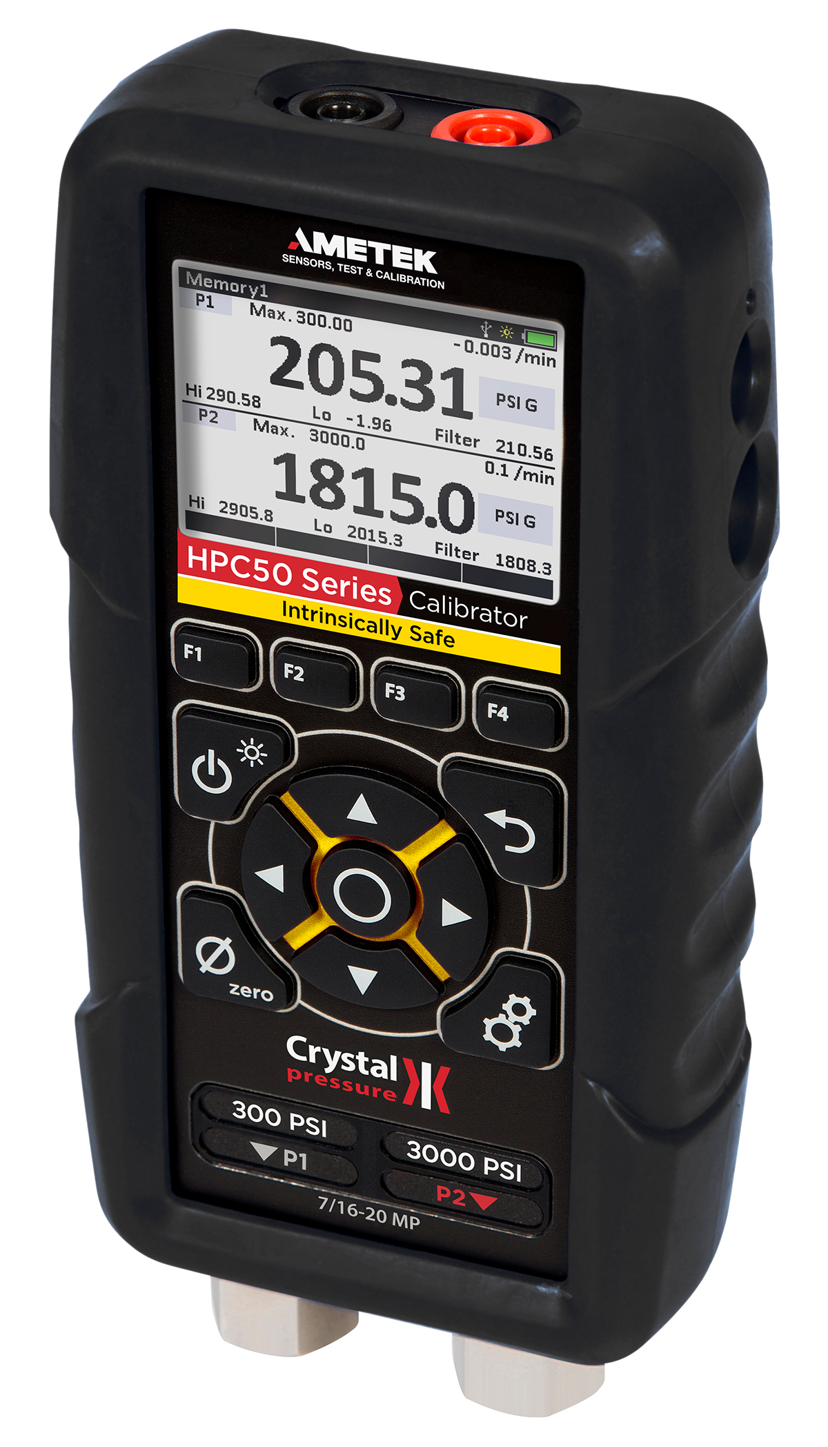 Handheld Pressure Calibrator for Oil & Gas, Process Control Verification
