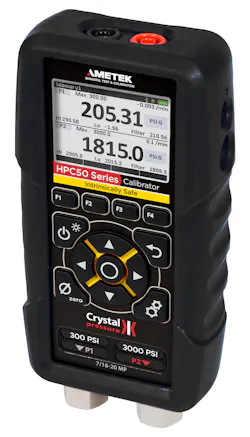 Handheld Pressure Calibrator for Oil & Gas, Process Control Verification Handheld Pressure Calibrator for Oil & Gas, Process Control Verification