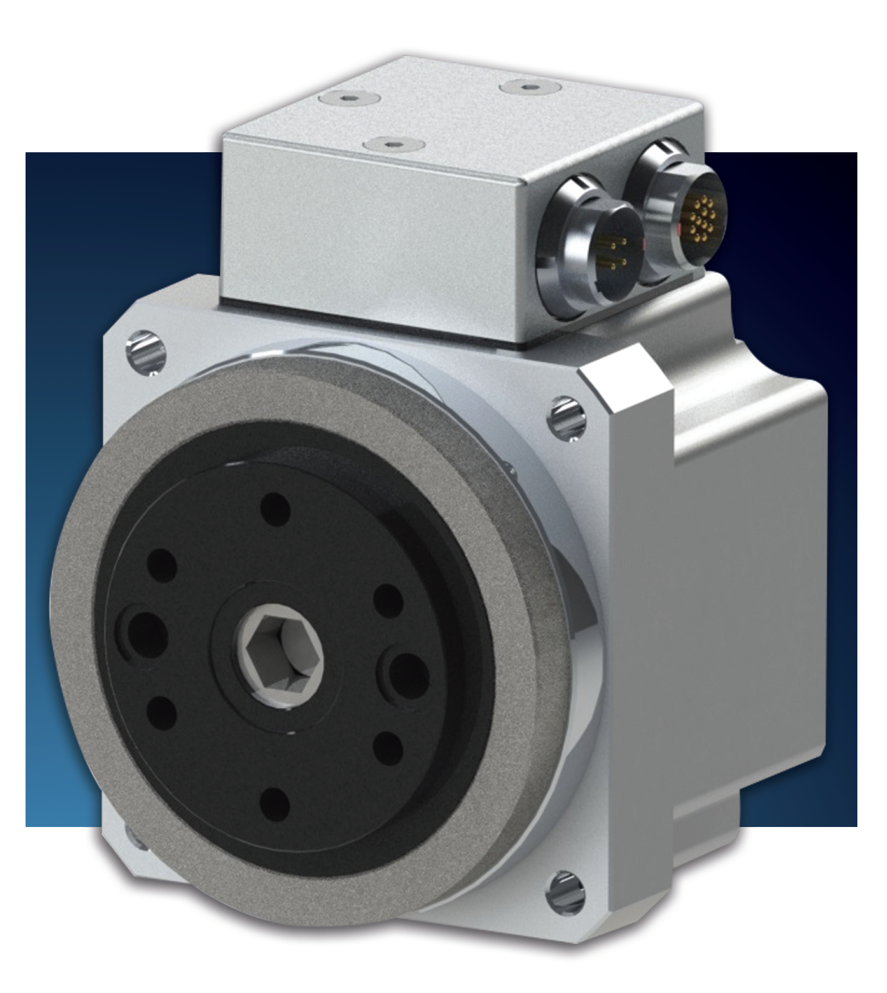 Mini 24 V Servo Actuator with Dual Absolute Encoder and Panel Mount Connectors