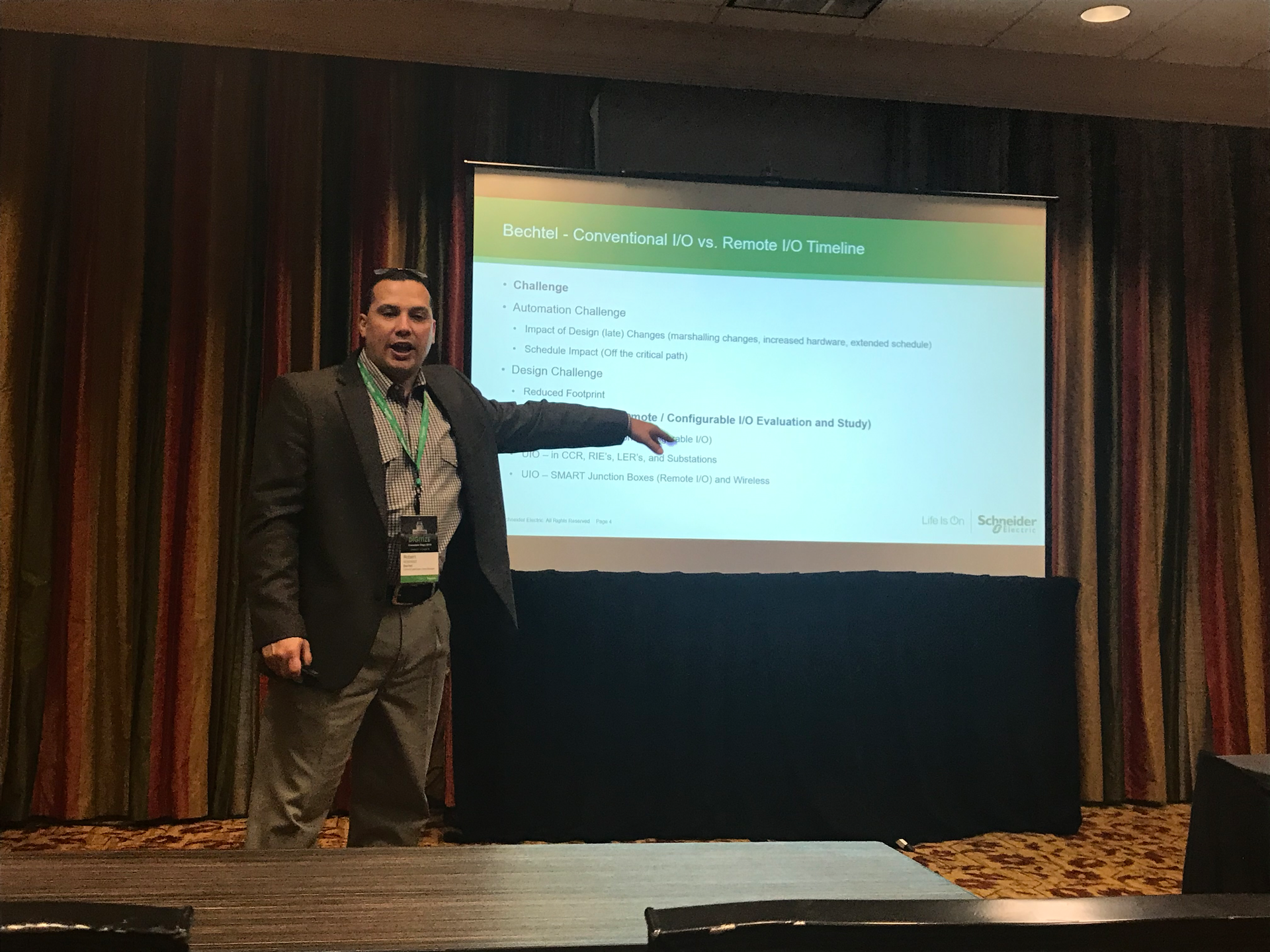 Robert Resendez, control and automation team manager at Bechtel Oil, Gas, & Chemicals