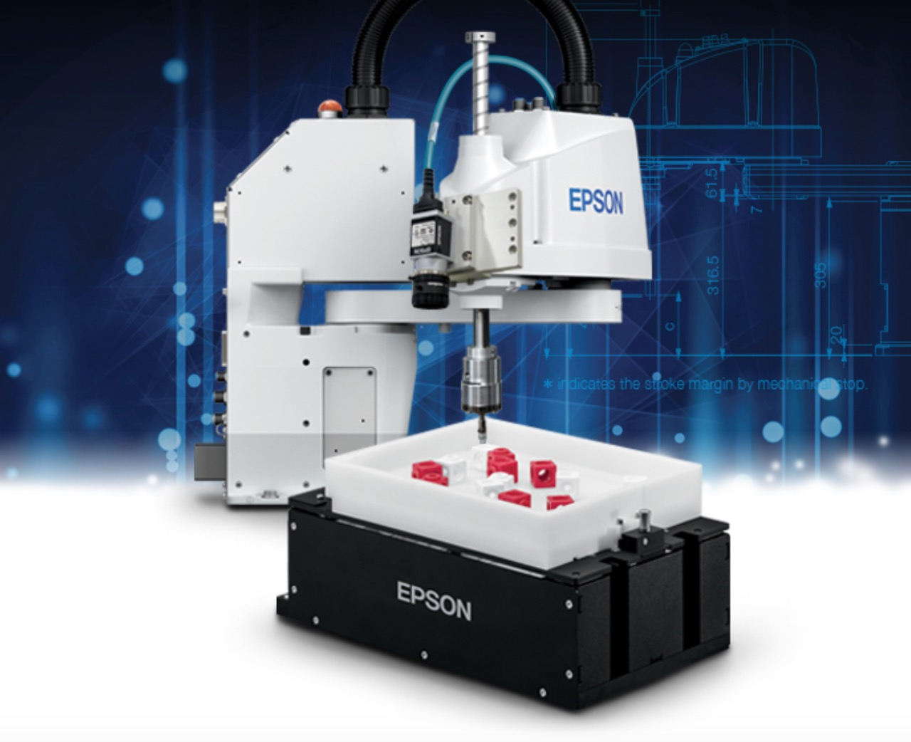 Epson Robots' IntelliFlex flexible feeder system.