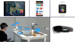 Touchless monitor and control can be achieved with the use of AR devices; apps for mobile devices and smart watches facilitate remote monitoring. Touchless monitor and control can be achieved with the use of AR devices; apps for mobile devices and smart watches facilitate remote monitoring.