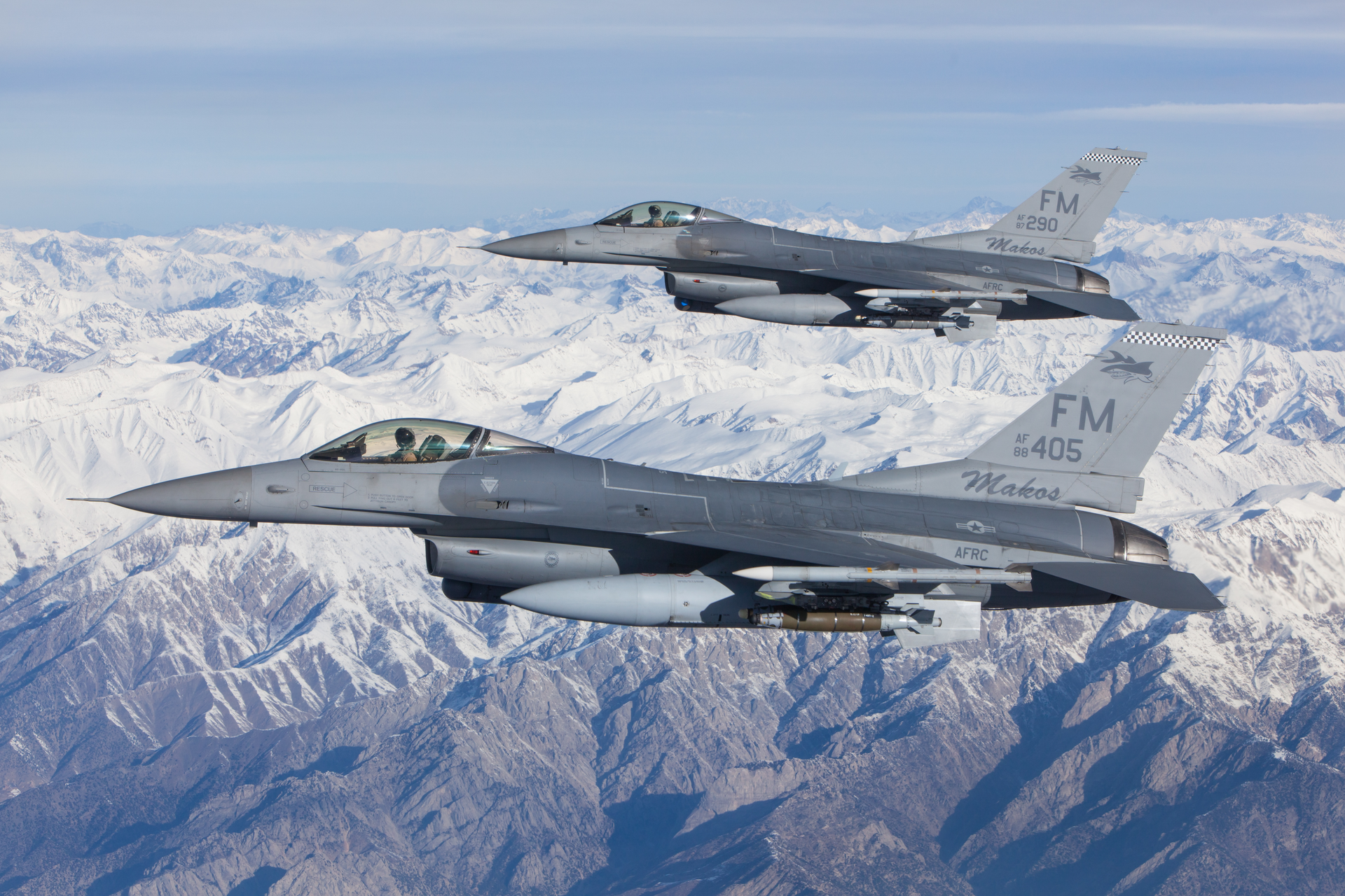 U.S. Air Force F-16 fighter craft. Source: GE Aviation
