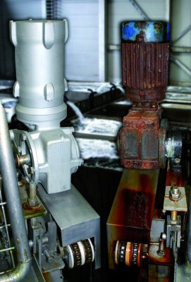 Lightweight, aluminum drive units treated with NORD&rsquo;s nsd tupH surface conversion system provide durable protection against corrosion and harsh cleaning agents.