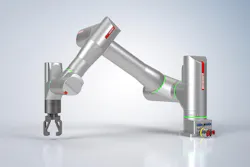 5-axis articulated ATRO robot for palletizing applications. 5-axis articulated ATRO robot for palletizing applications.