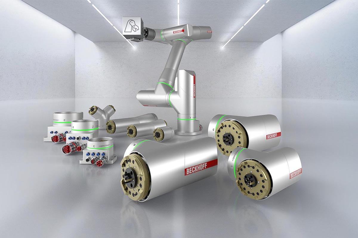 Modules and components of Beckhoff&rsquo;s ATRO system.