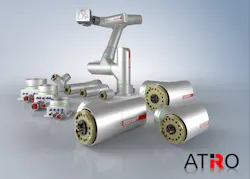 ATRO, the modular Automation Technology for Robotics system from Beckhoff, adapts to tasks with any number of axes and is freely scalable, customizable and expandable. ATRO, the modular Automation Technology for Robotics system from Beckhoff, adapts to tasks with any number of axes and is freely scalable, customizable and expandable.