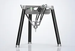 3-axis delta robot configuration with ATRO. 3-axis delta robot configuration with ATRO.
