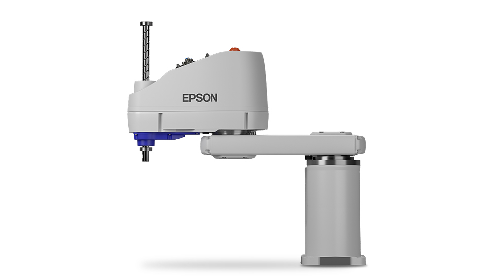 Epson's GX8 SCARA robot offers multiple arm configurations and a reach from 450mm up to 650mm.