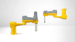 Stäubli’s TS2-80 SCARA robot has maximum payload of 8.4 kg with an 800 mm reach. Stäubli’s TS2-80 SCARA robot has maximum payload of 8.4 kg with an 800 mm reach.