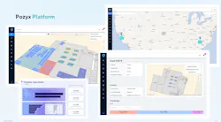 The Pozyx Platform tracks reusable packaging and other assets in and outside of the facility. The Pozyx Platform tracks reusable packaging and other assets in and outside of the facility.
