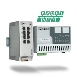 These switches from Phoenix Contact are among the products that members of PI design for Profinet. These switches from Phoenix Contact are among the products that members of PI design for Profinet.
